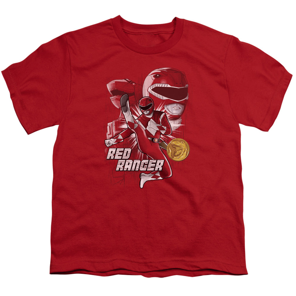 POWER RANGERS/RED RANGER - S/S YOUTH 18/1 - RED