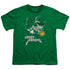 POWER RANGERS/GREEN RANGER - S/S YOUTH 18/1 - KELLY GREEN