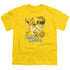 POWER RANGERS/YELLOW RANGER - S/S YOUTH 18/1 - YELLOW