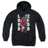 POWER RANGERS/ZEDD DECO - YOUTH PULLOVER HOODIE - BLACK