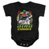 POWER RANGERS DINO CHARGE/DINO LIGHTNING - INFANT SNAPSUIT - BLACK