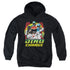 POWER RANGERS DINO CHARGE/DINO LIGHTNING - YOUTH PULLOVER HOODIE - BLACK