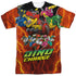 POWER RANGERS DINO CHARGE/ZORD POWER (FRONT/BACK PRINT) - S/S ADULT POLY CREW - MULTI