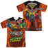 POWER RANGERS DINO CHARGE/ZORD POWER (FRONT/BACK PRINT) - S/S ADULT POLY CREW - MULTI
