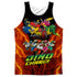 POWER RANGERS DINO CHARGE/ZORD POWER (FRONT/BACK PRINT) - ADULT POLY TANK TOP - MULTI