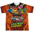 POWER RANGERS DINO CHARGE/ZORD POWER (FRONT/BACK PRINT) - S/S YOUTH POLY CREW - MULTI
