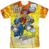 POWER RANGERS DINO CHARGE/GO GO DINO CHARGE (FRONT/BACK PRINT) - S/S ADULT POLY CREW - MULTI