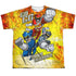 POWER RANGERS DINO CHARGE/GO GO DINO CHARGE (FRONT/BACK PRINT) - S/S YOUTH POLY CREW - MULTI