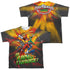 POWER RANGERS DINO CHARGE/HASHTAG (FRONT/BACK PRINT) - S/S YOUTH POLY CREW - MULTI