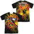 POWER RANGERS DINO CHARGE/RED RANGER BURST (FRONT/BACK PRINT) - S/S ADULT POLY CREW - MULTI