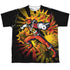 POWER RANGERS DINO CHARGE/RED RANGER BURST (FRONT/BACK PRINT) - S/S YOUTH POLY CREW - MULTI