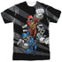 POWER RANGERS DINO CHARGE/LETS BOLT (FRONT/BACK PRINT) - S/S ADULT POLY CREW - MULTI