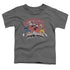 POWER RANGERS NINJA STEEL/NINJA BLAST - S/S TODDLER TEE - CHARCOAL