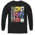 POWER RANGERS NINJA STEEL/ITS MORPHIN TIME - YOUTH LONG SLEEVE TEE - BLACK