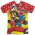 POWER RANGERS NINJA STEEL/GO GO NINJA STEEL (FRONT/BACK PRINT) - S/S ADULT POLY CREW - MULTI