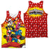 POWER RANGERS NINJA STEEL/GO GO NINJA STEEL (FRONT/BACK PRINT) - ADULT POLY TANK TOP - MULTI