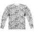 POWER RANGERS NINJA STEEL/HELMETS (FRONT/BACK PRINT) - L/S ADULT POLY CREW  - MULTI