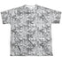 POWER RANGERS NINJA STEEL/HELMETS (FRONT/BACK PRINT) - S/S YOUTH POLY CREW - MULTI