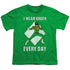 POWER RANGERS/ALWAYS GREEN - S/S YOUTH 18/1 - KELLY GREEN