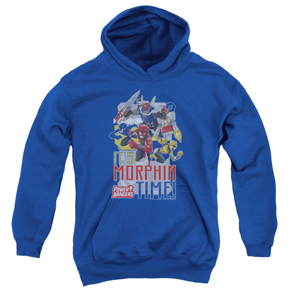 POWER RANGERS BEAST MORPHERS/MORPHIN TIME - YOUTH PULLOVER HOODIE - ROYAL BLUE