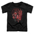 POWER RANGERS BEAST MORPHERS/RED RANGER - S/S TODDLER TEE - BLACK