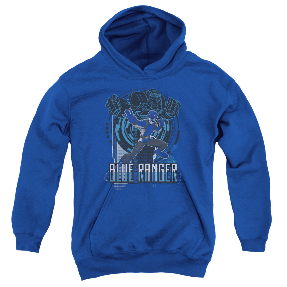 POWER RANGERS BEAST MORPHERS/BLUE RANGER -  YOUTH PULLOVER HOODIE  - ROYAL BLUE
