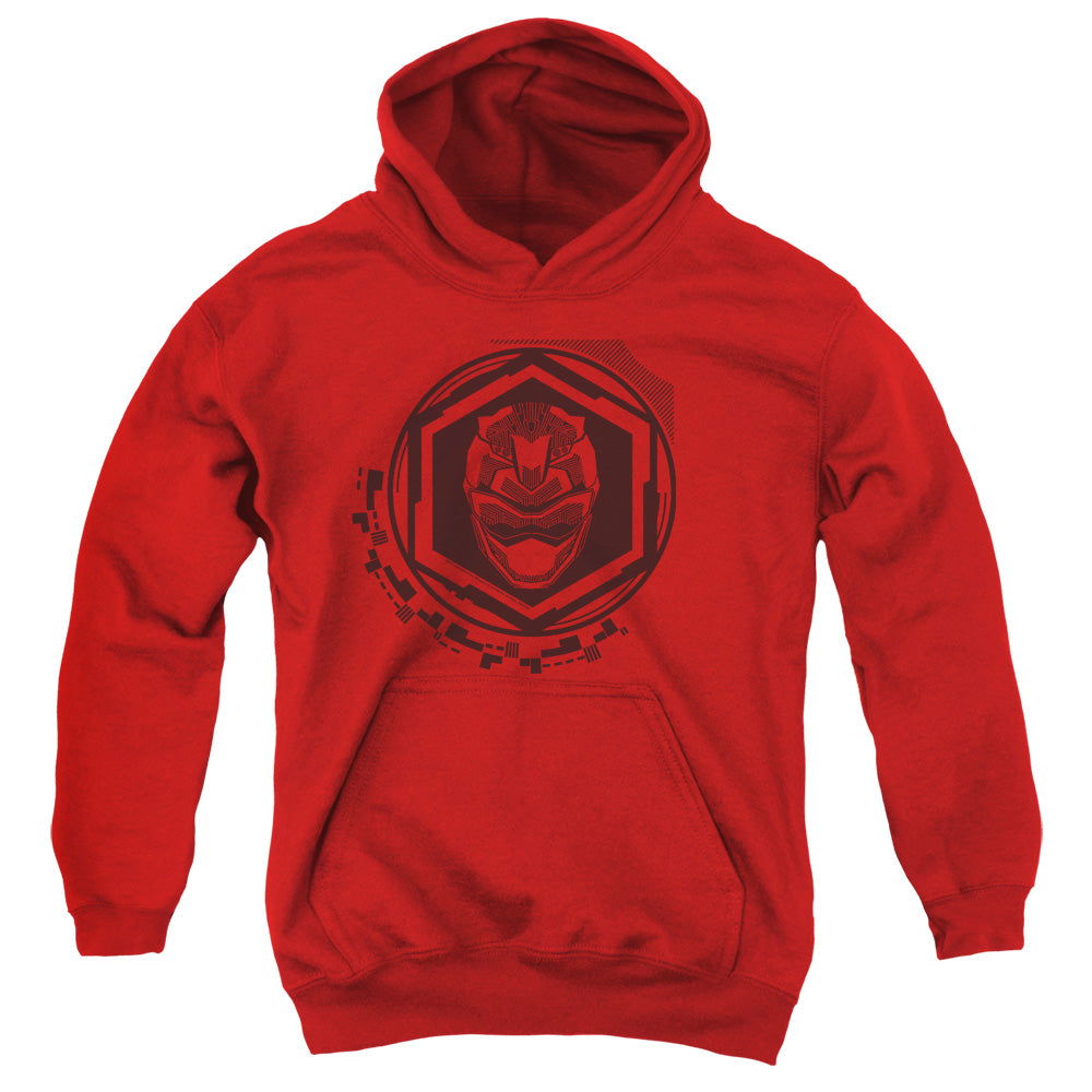 POWER RANGERS BEAST MORPHERS/RED RANGER - YOUTH PULLOVER HOODIE - RED