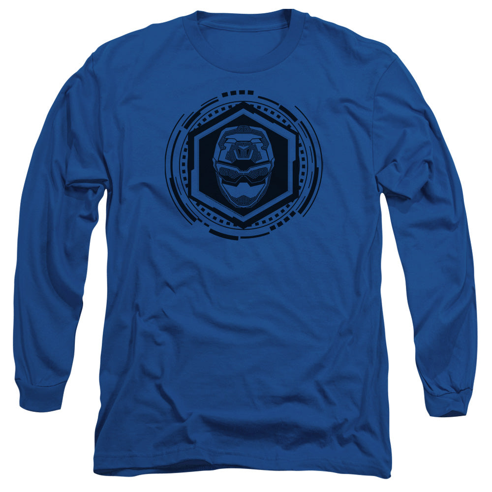 POWER RANGERS BEAST MORPHERS/BLUE RANGER - L/S ADULT 18/1 - ROYAL BLUE