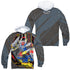 POWER RANGERS BEAST MORPHERS/MEGAZORD (FRONT/BACK PRINT) - ADULT POLY PULLOVER HOODIE - MULTI