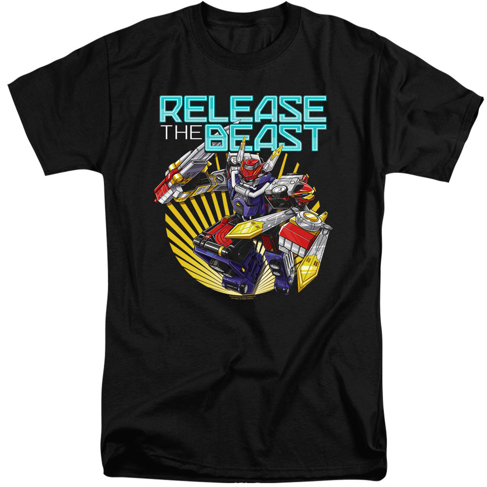 POWER RANGERS BEAST MORPHERS/BEAST RELEASE - S/S ADULT TALL 18/1 - BLACK