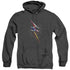 POWER RANGERS MOVIE/BOLT SIGIL - ADULT HEATHER HOODIE - BLACK