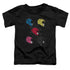 POWER RANGERS MOVIE/LINE HELMETS - S/S TODDLER TEE - BLACK