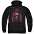 POWER RANGERS MOVIE/RED RANGER - ADULT PULLOVER HOODIE - BLACK