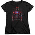 POWER RANGERS MOVIE/RED RANGER - S/S WOMENS TEE - BLACK