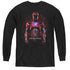 POWER RANGERS MOVIE/RED RANGER - YOUTH LONG SLEEVE TEE - BLACK