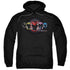 POWER RANGERS MOVIE/HEAD GROUP - ADULT PULLOVER HOODIE - BLACK