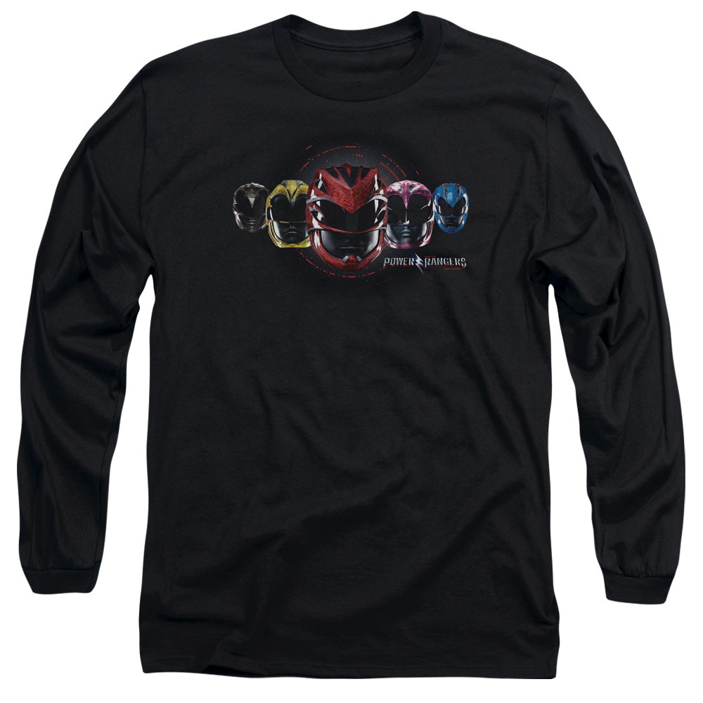 POWER RANGERS MOVIE/HEAD GROUP -  L/S ADULT 18/1  - BLACK