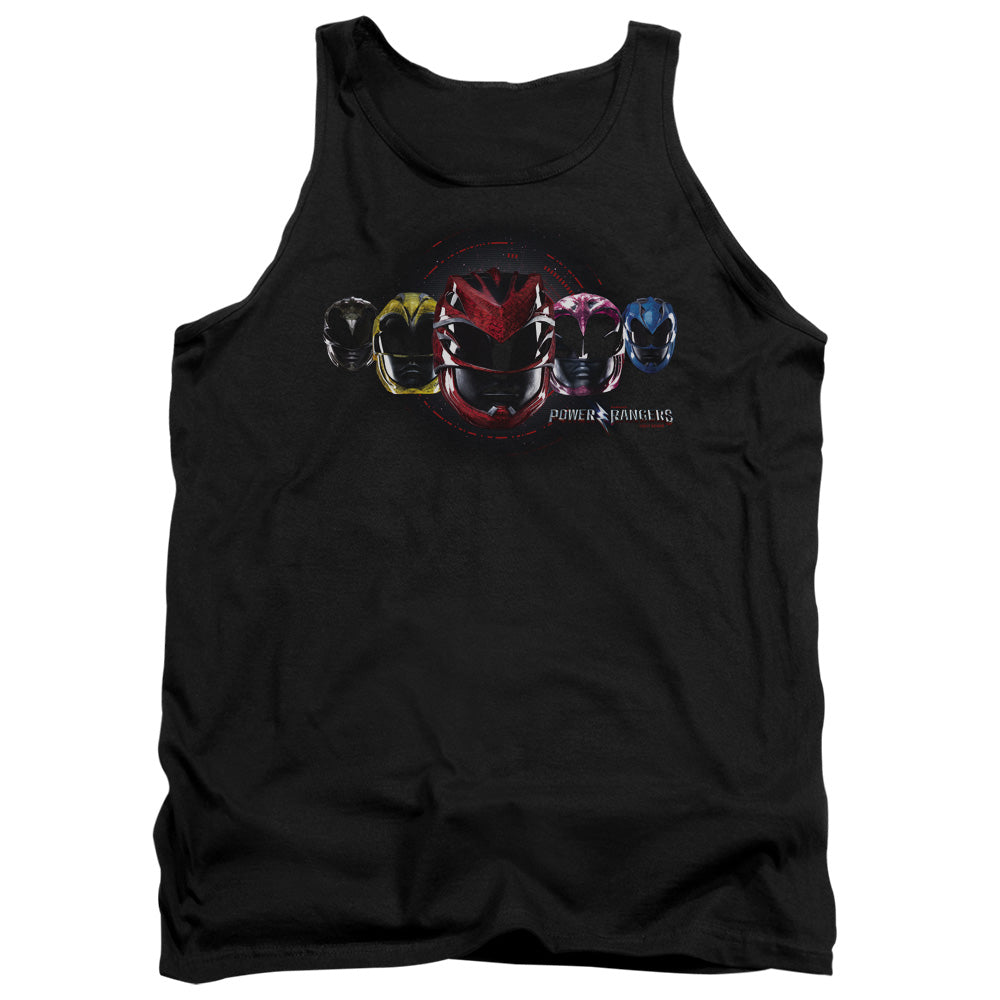 POWER RANGERS MOVIE/HEAD GROUP - ADULT TANK - BLACK