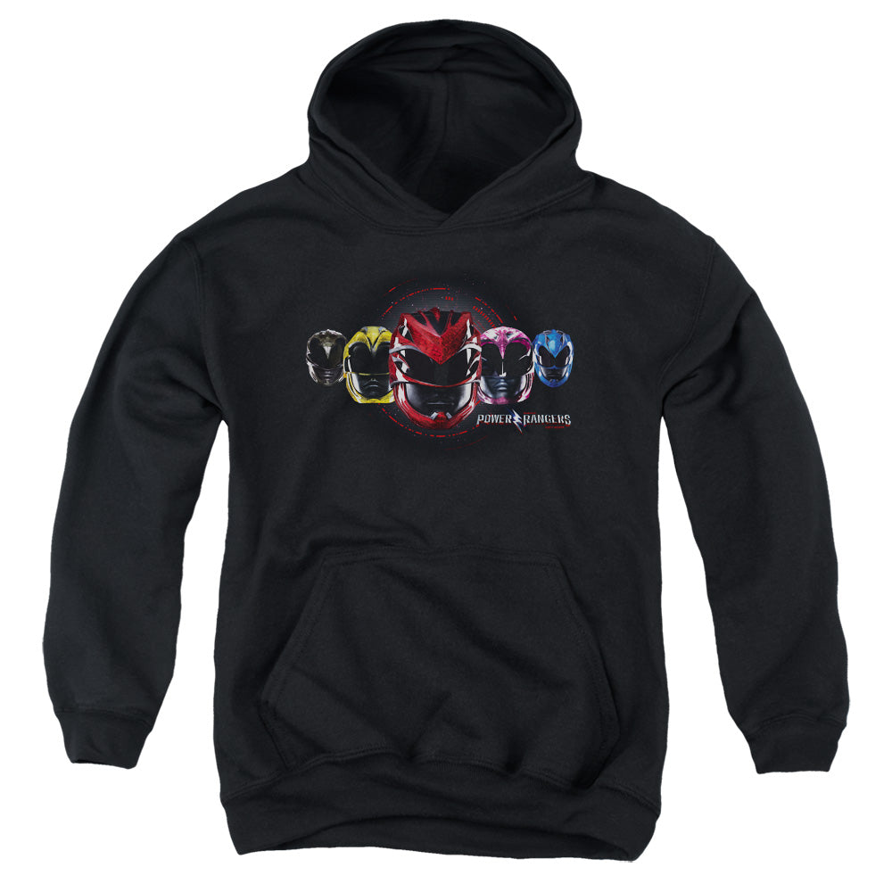 POWER RANGERS MOVIE/HEAD GROUP - YOUTH PULLOVER HOODIE - BLACK