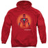 POWER RANGERS MOVIE/RED POWER RANGER GRAPHIC - ADULT PULLOVER HOODIE - RED
