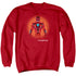 POWER RANGERS MOVIE/RED POWER RANGER GRAPHIC - ADULT CREWNECK SWEATSHIRT - RED