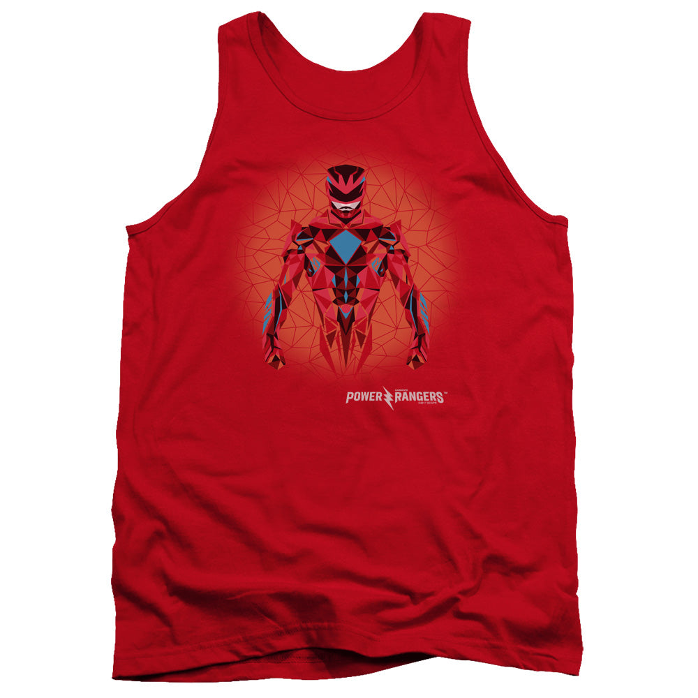 POWER RANGERS MOVIE/RED POWER RANGER GRAPHIC - ADULT TANK - RED