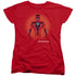 POWER RANGERS MOVIE/RED POWER RANGER GRAPHIC - S/S WOMENS TEE - RED