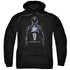 POWER RANGERS MOVIE/BLACK RANGER - ADULT PULLOVER HOODIE - BLACK
