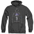 POWER RANGERS MOVIE/BLACK RANGER - ADULT HEATHER HOODIE - BLACK
