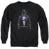 POWER RANGERS MOVIE/BLACK RANGER - ADULT CREWNECK SWEATSHIRT - BLACK
