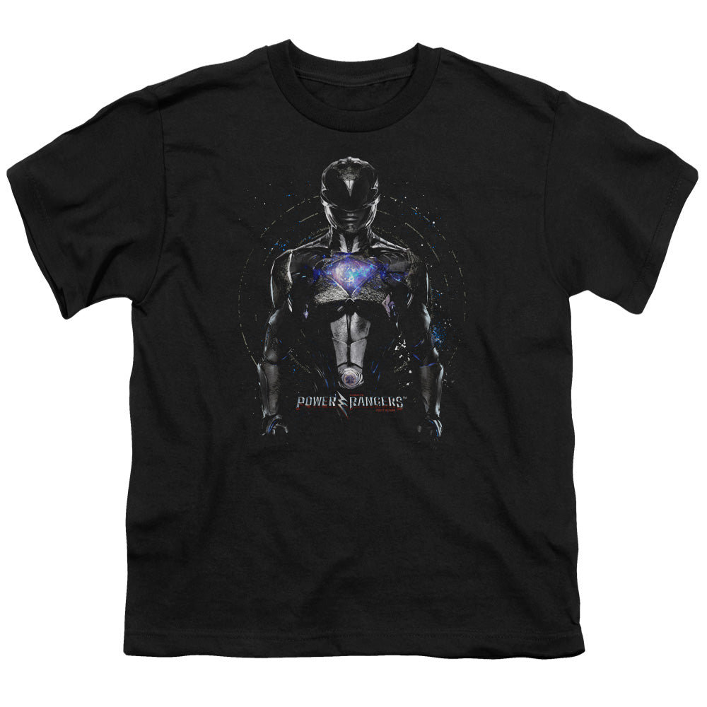 POWER RANGERS MOVIE/BLACK RANGER - S/S YOUTH 18/1 - BLACK
