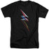 POWER RANGERS MOVIE/MOVIE BOLT - S/S ADULT TALL 18/1 - BLACK