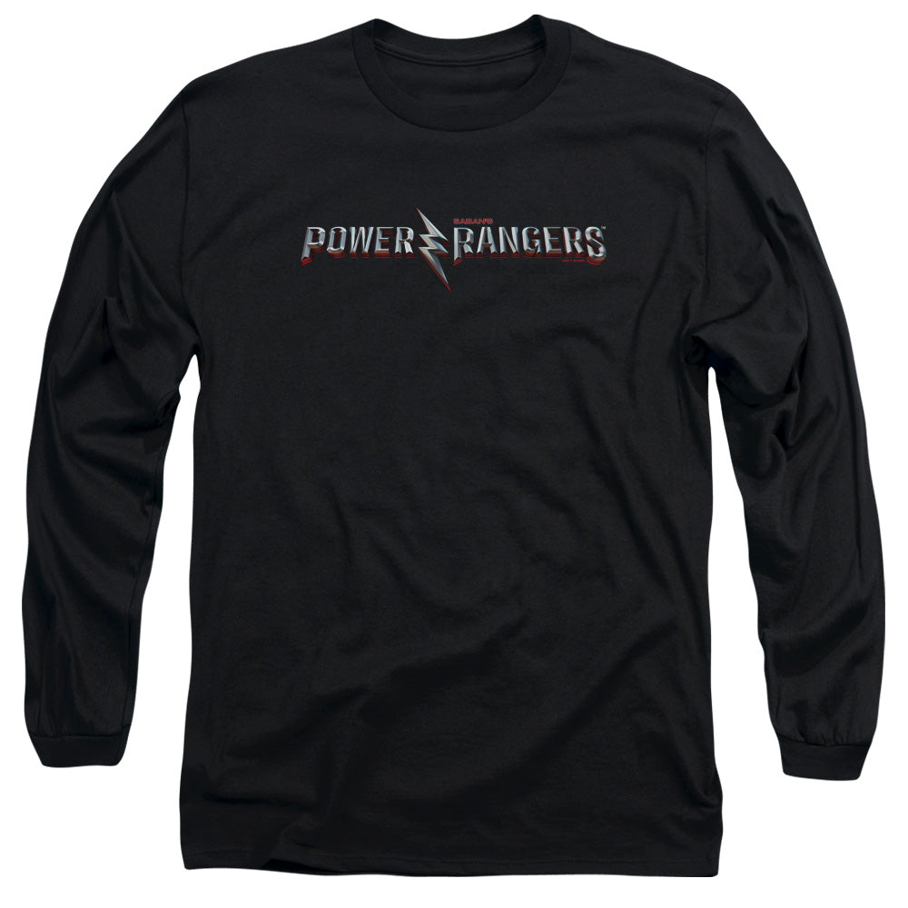 POWER RANGERS MOVIE/MOVIE LOGO -  L/S ADULT 18/1  - BLACK