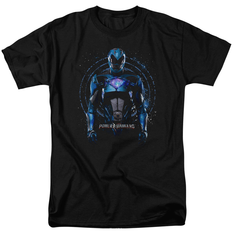 POWER RANGERS MOVIE/BLUE RANGER - S/S ADULT 18/1 - BLACK